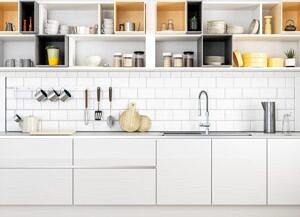 a beatutiful kitchen cabinet