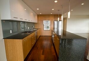 kitchen with granite 
